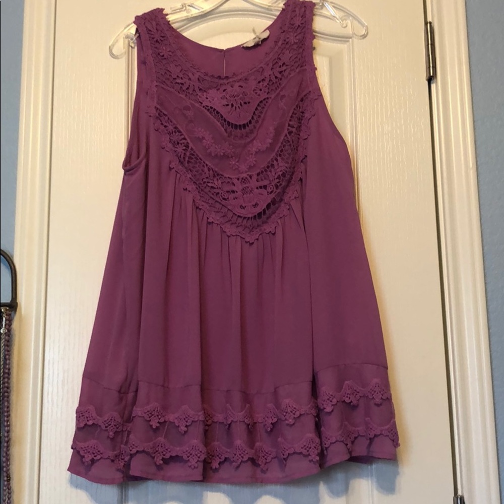 Entro magenta tank